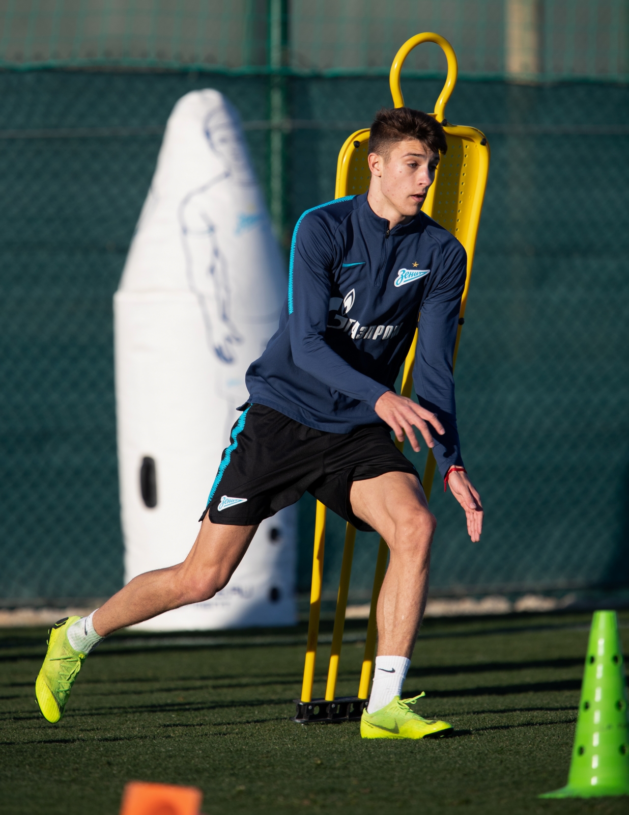 «Газпром»-тренировочные сборы в Испании: 3 февраля, вечерняя тренировка