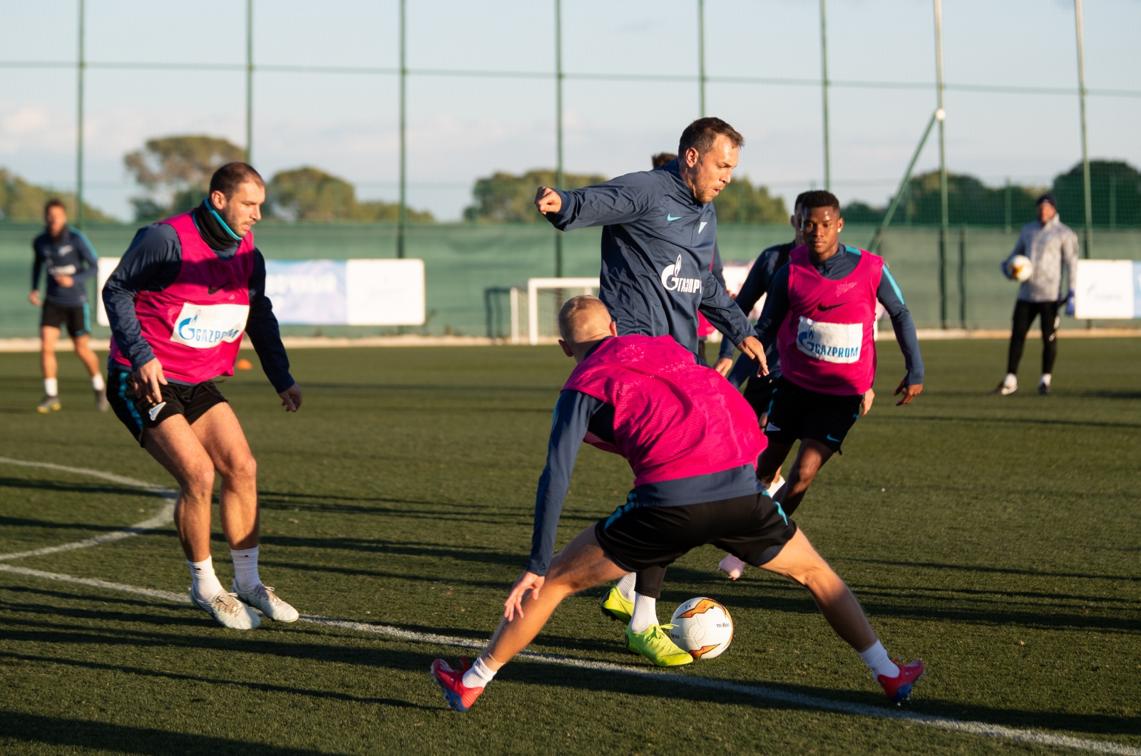 «Газпром»-тренировочные сборы в Испании: 3 февраля, вечерняя тренировка