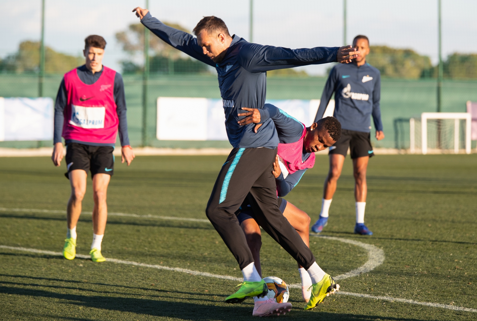 «Газпром»-тренировочные сборы в Испании: 3 февраля, вечерняя тренировка