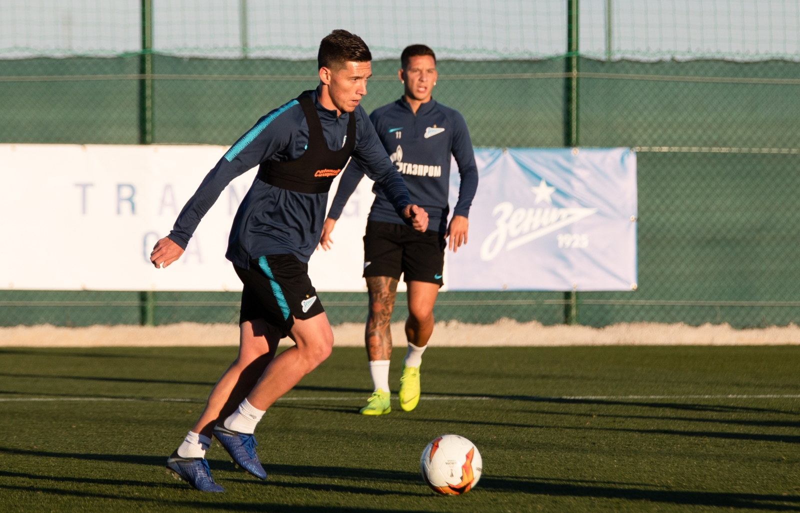 «Газпром»-тренировочные сборы в Испании: 3 февраля, вечерняя тренировка