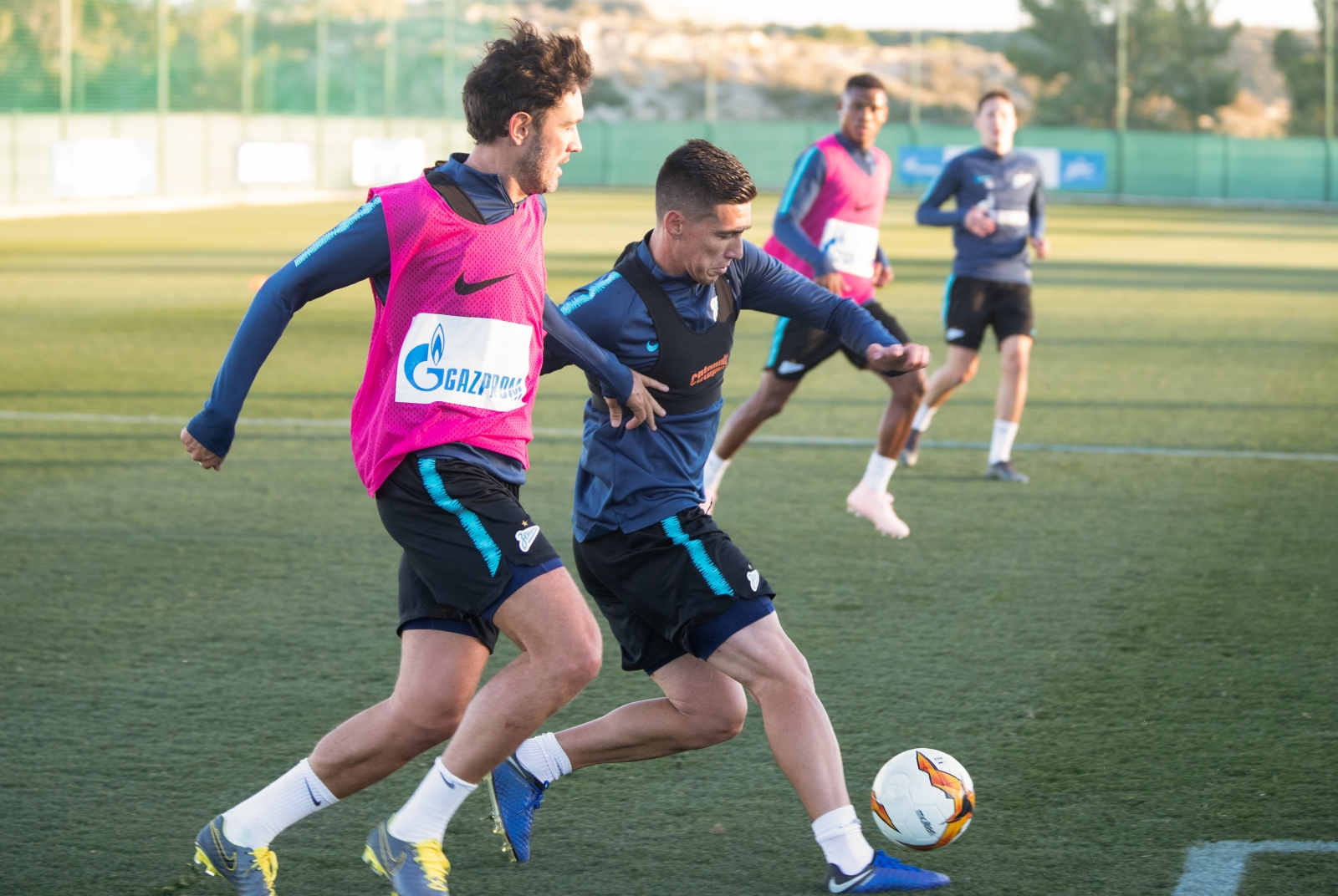 «Газпром»-тренировочные сборы в Испании: 3 февраля, вечерняя тренировка
