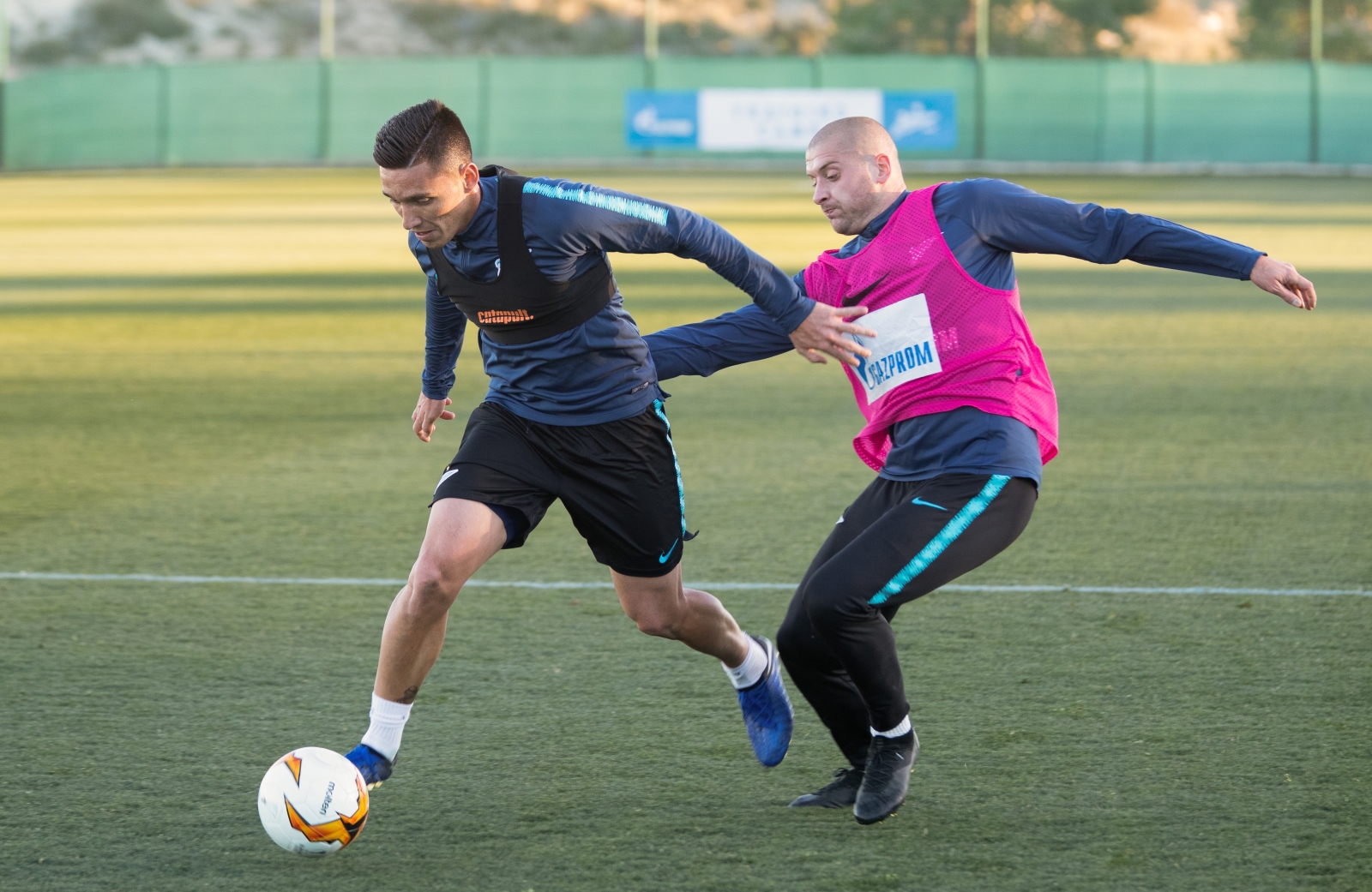 «Газпром»-тренировочные сборы в Испании: 3 февраля, вечерняя тренировка