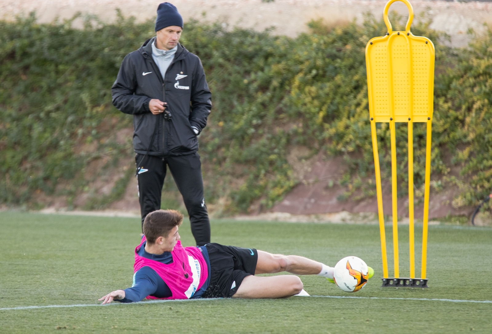 «Газпром»-тренировочные сборы в Испании: 3 февраля, вечерняя тренировка