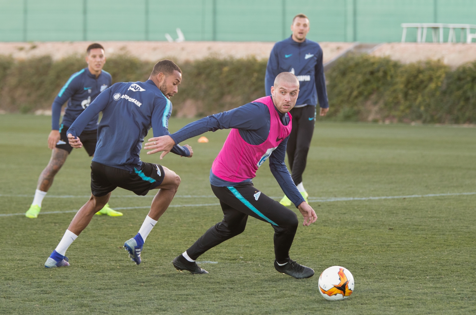 «Газпром»-тренировочные сборы в Испании: 3 февраля, вечерняя тренировка