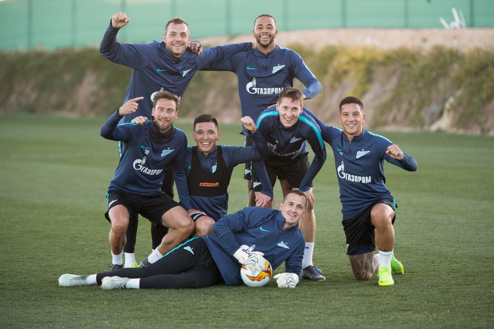 «Газпром»-тренировочные сборы в Испании: 3 февраля, вечерняя тренировка