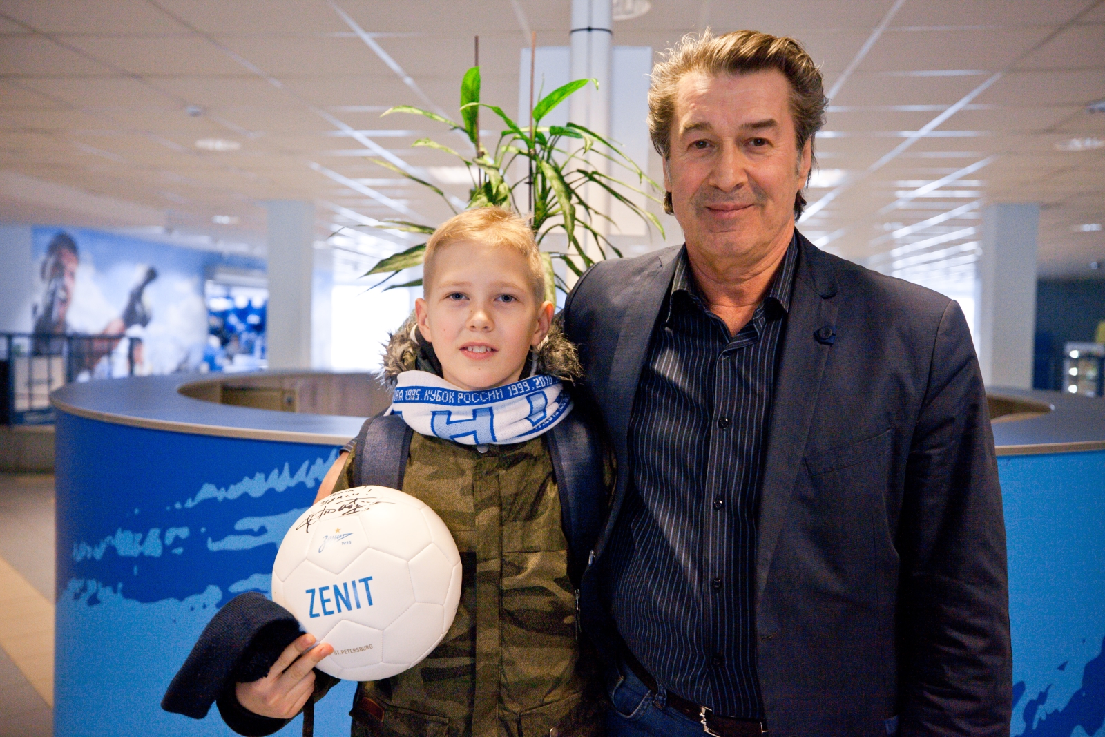 Победитель конкурса «Попади в „Зенит“ на экскурсии в Академии ФК „Зенит“