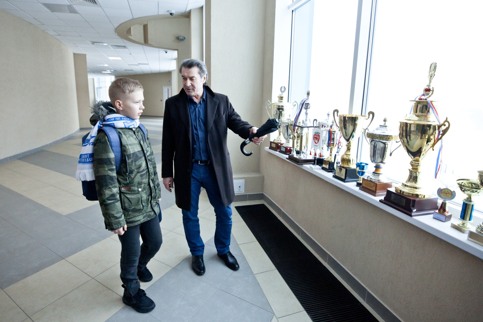 Победитель конкурса «Попади в „Зенит“ на экскурсии в Академии ФК „Зенит“