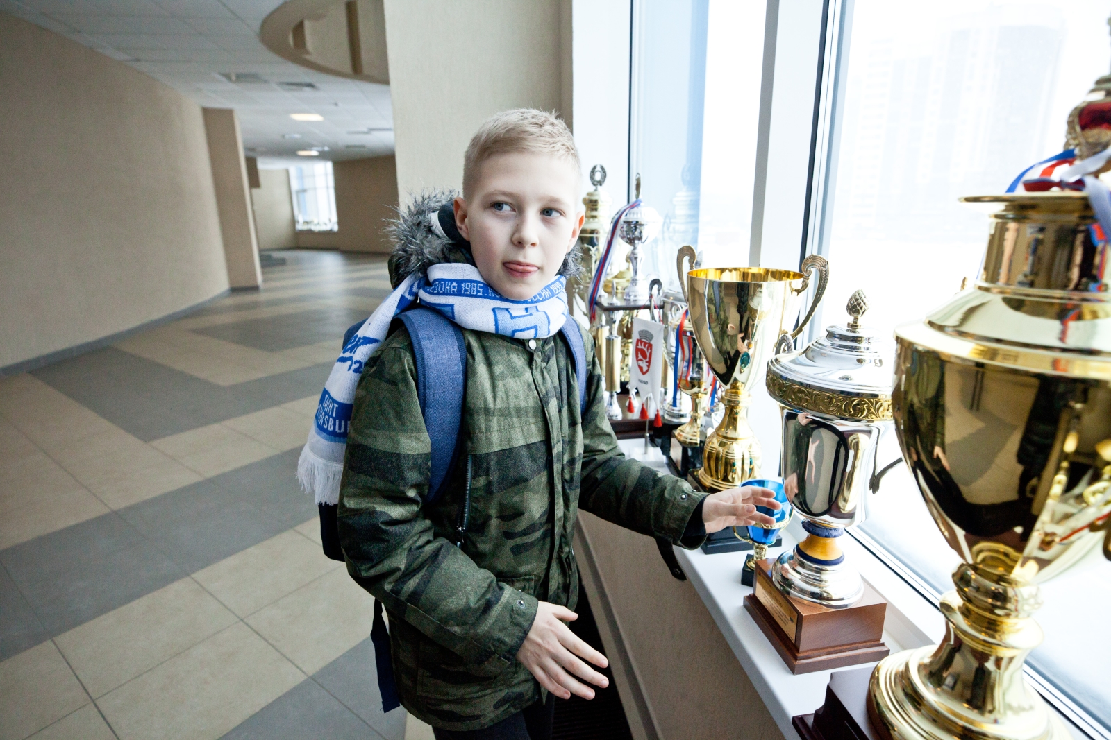 Победитель конкурса «Попади в „Зенит“ на экскурсии в Академии ФК „Зенит“