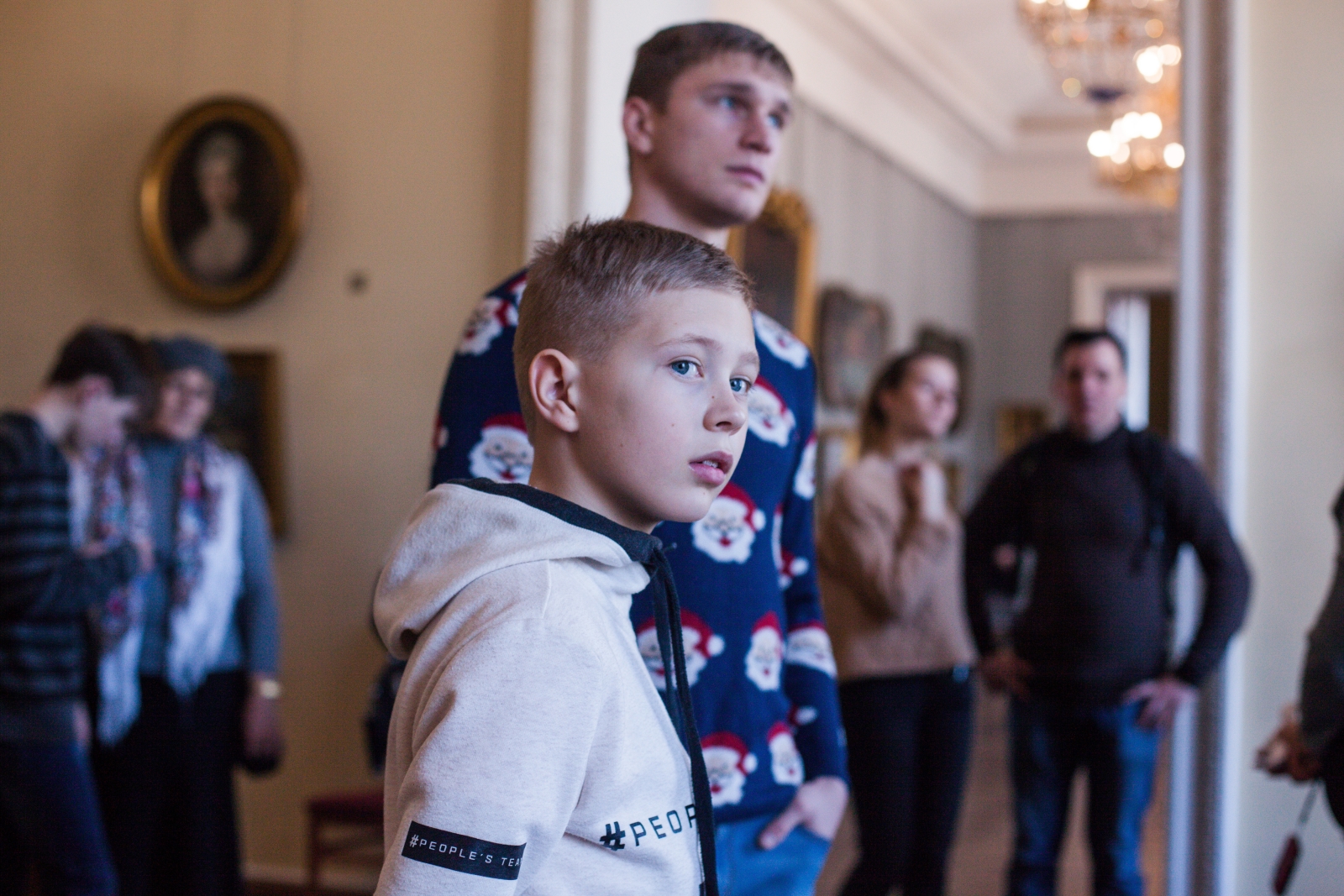 Победитель конкурса «Попади в „Зенит“» Роман Ведищев на экскурсии по городу