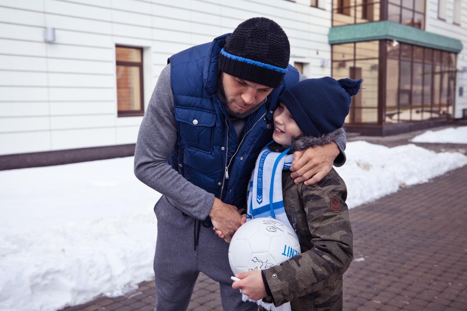 Победитель конкурса «Попади в „Зенит“» Роман Ведищев в «Газпром» — тренировочном центре