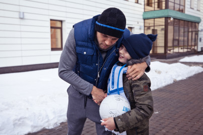 Победитель конкурса «Попади в „Зенит“» Роман Ведищев в «Газпром» — тренировочном центре