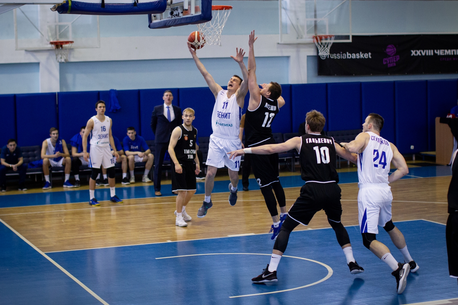 Чемпионат России по баскетболу 2018/2019. Суперлига 1. «Зенит-Фарм» — ТЕМП-СУМЗ-УГМК
