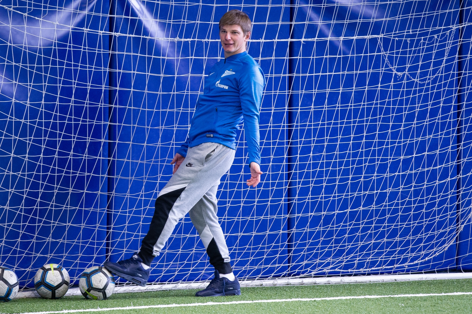 Андрей Аршавин и Анатолий Тимощук проводят мастер-класс в Академии «Зенита»