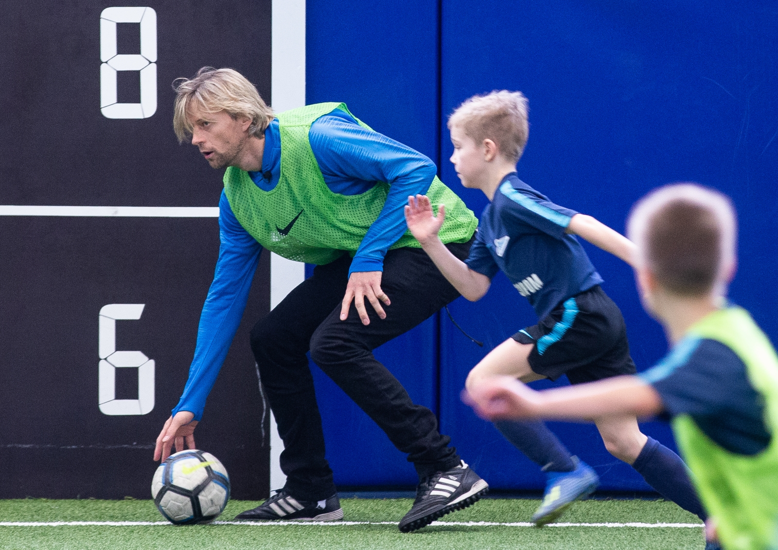 Андрей Аршавин и Анатолий Тимощук проводят мастер-класс в Академии «Зенита»