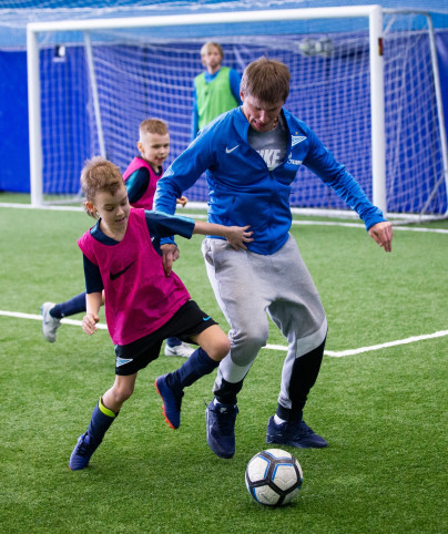 Андрей Аршавин и Анатолий Тимощук проводят мастер-класс в Академии «Зенита»