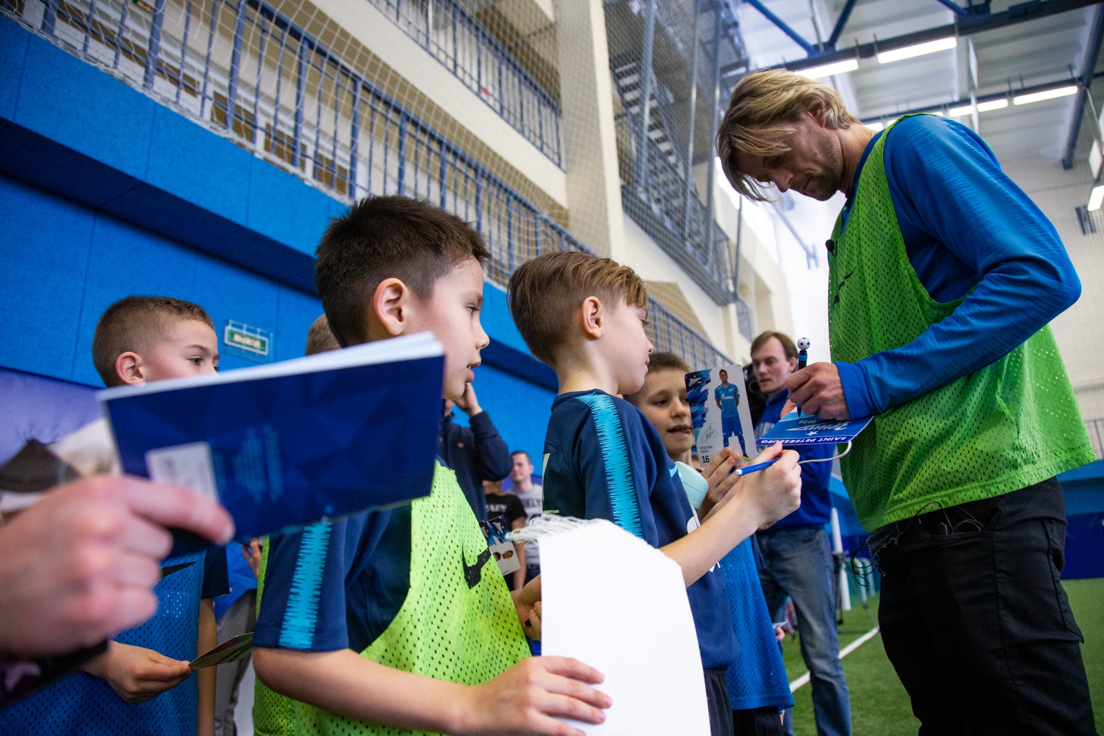 Андрей Аршавин и Анатолий Тимощук проводят мастер-класс в Академии «Зенита»