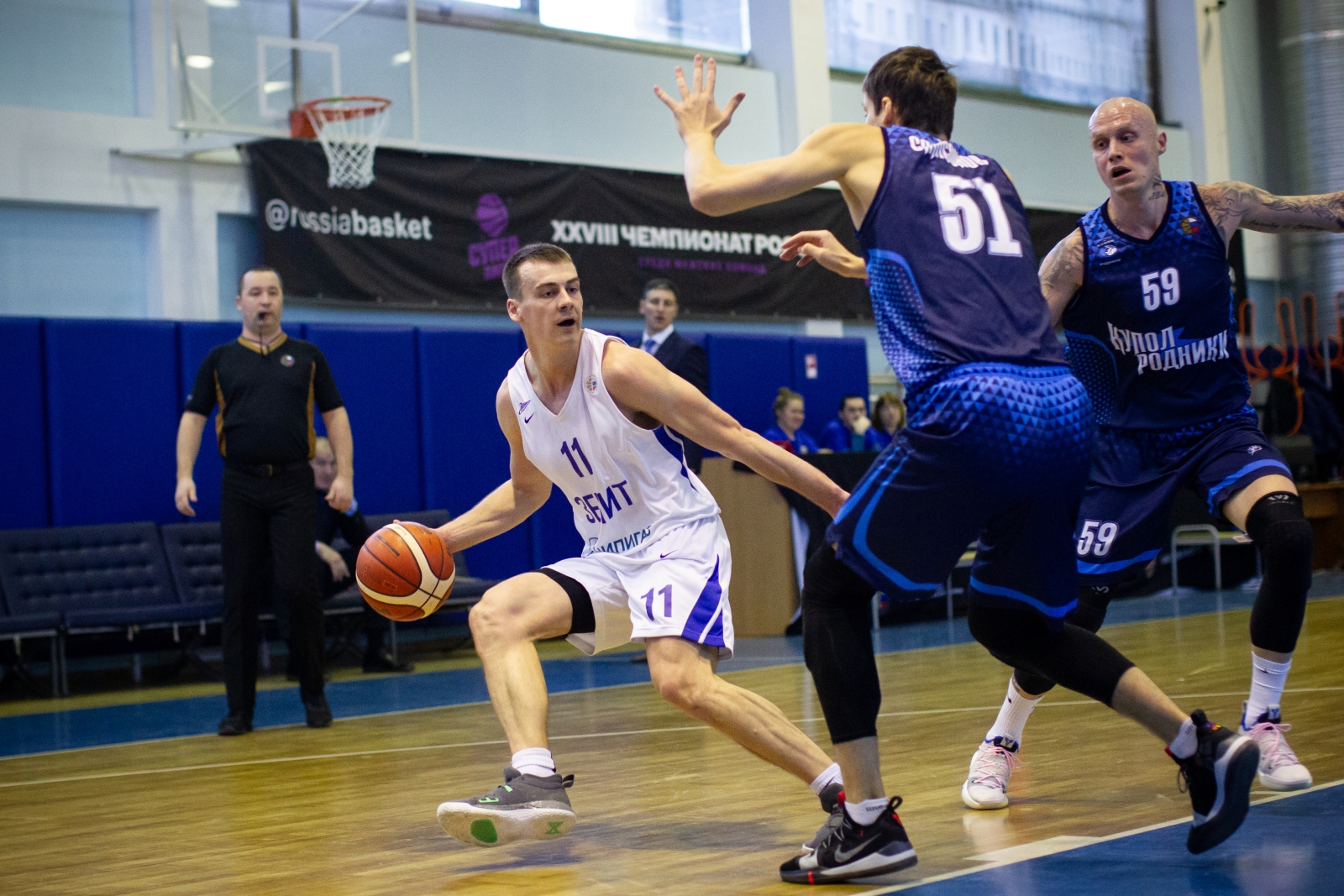 Чемпионат России по баскетболу 2018/2019. Суперлига 1. «Зенит-Фарм» — «Купол Родники»