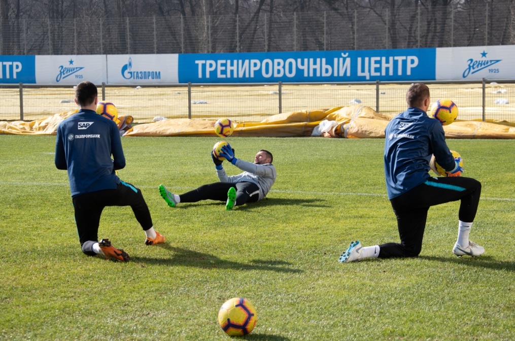 Открытая тренировка «Зенита» перед матчем с «Локомотивом»