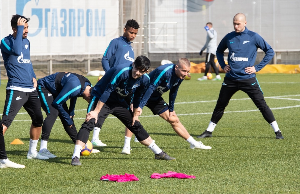 Открытая тренировка «Зенита» перед матчем с «Локомотивом»