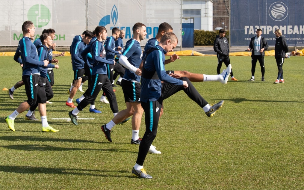 Открытая тренировка «Зенита» перед матчем с «Локомотивом»