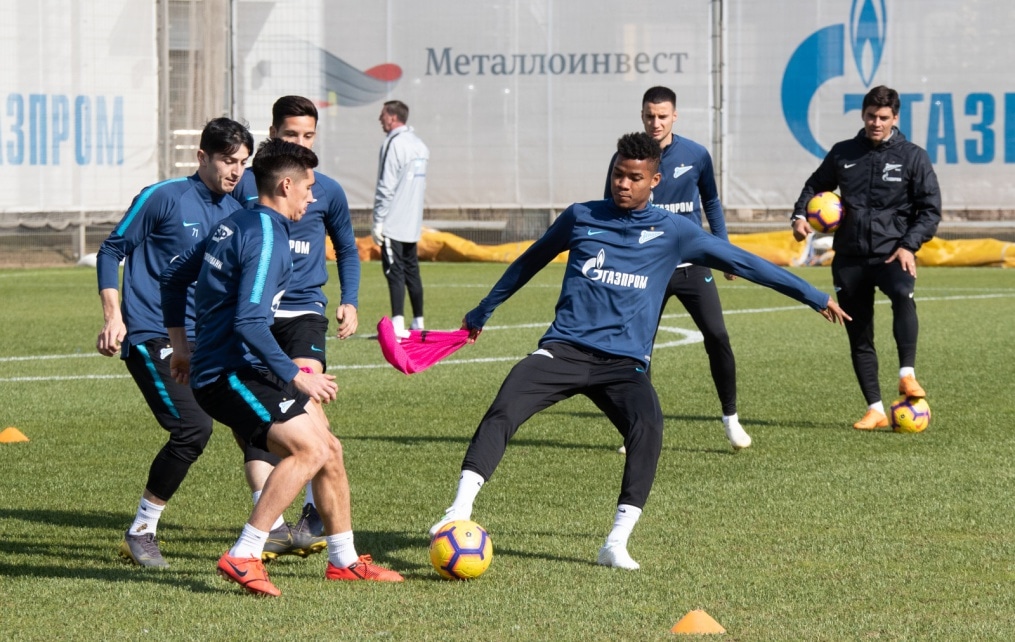 Открытая тренировка «Зенита» перед матчем с «Локомотивом»