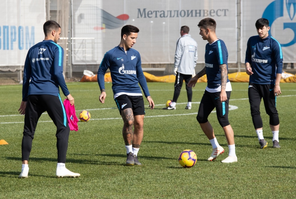 Открытая тренировка «Зенита» перед матчем с «Локомотивом»