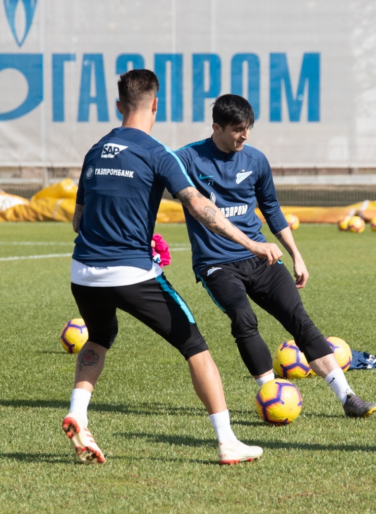 Открытая тренировка «Зенита» перед матчем с «Локомотивом»