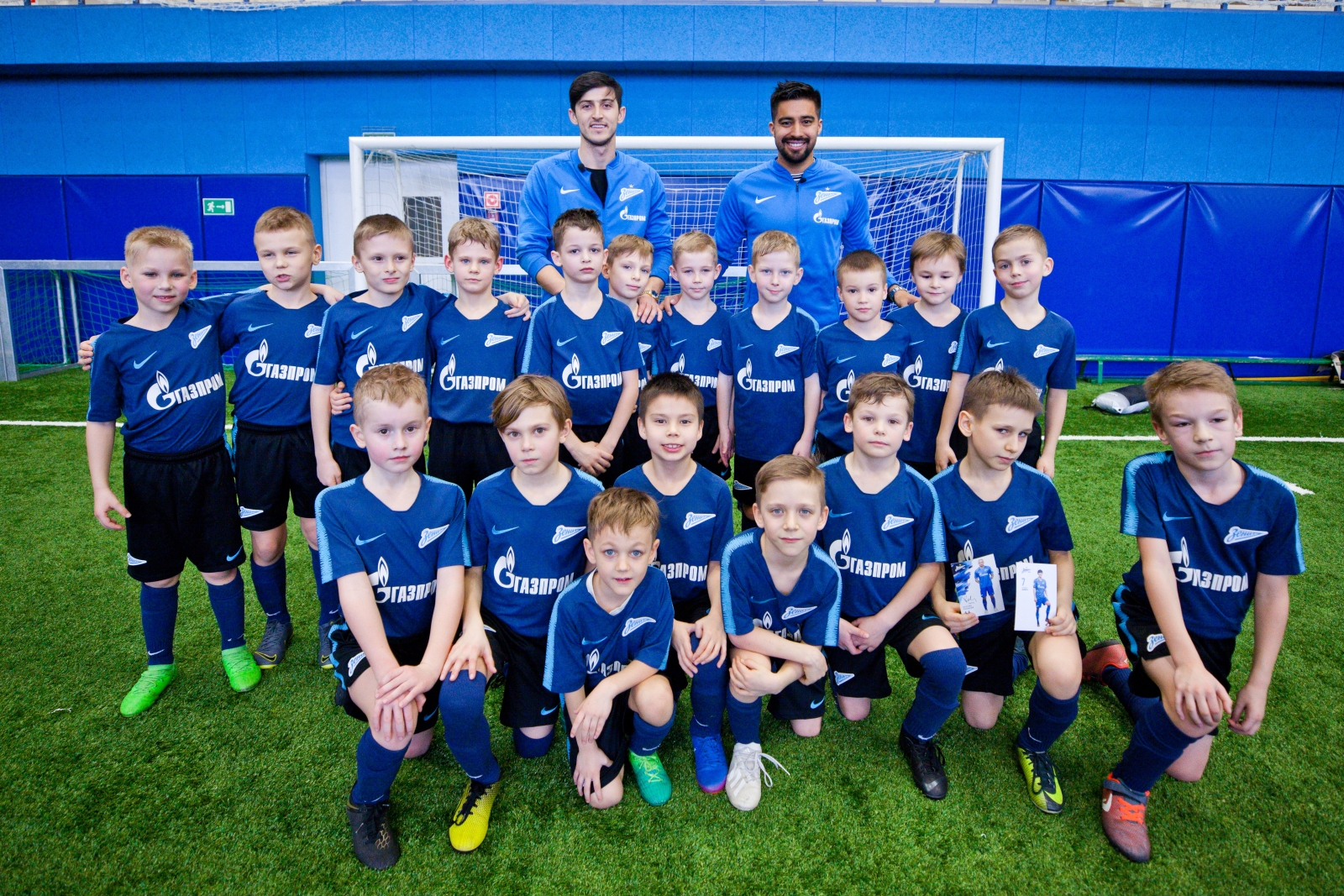 Кристиан Нобоа и Сердар Азмун проводят мастер-класс в Академии ФК «Зенит