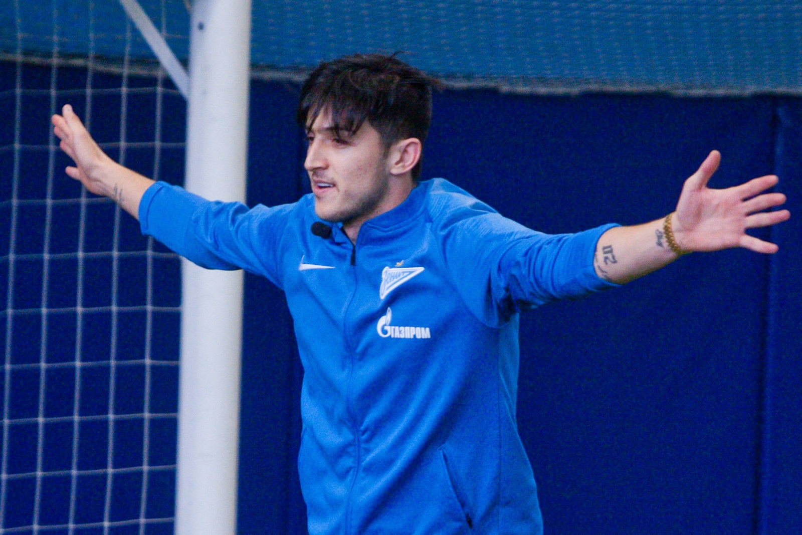 Кристиан Нобоа и Сердар Азмун проводят мастер-класс в Академии ФК «Зенит