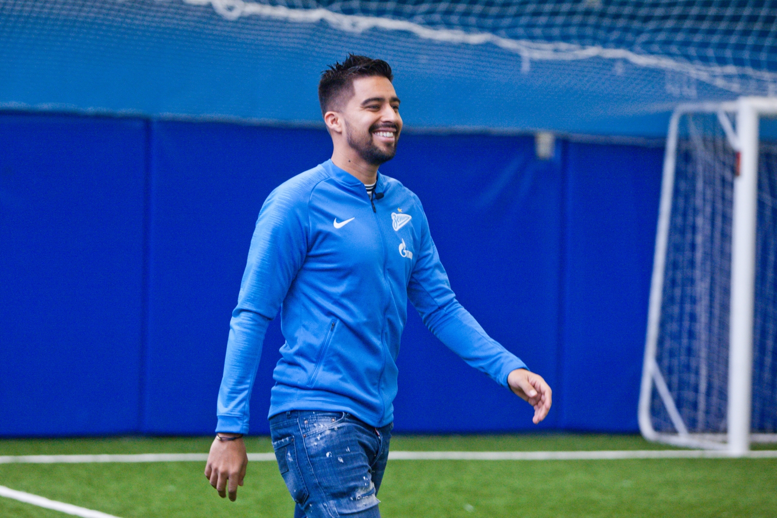 Кристиан Нобоа и Сердар Азмун проводят мастер-класс в Академии ФК «Зенит