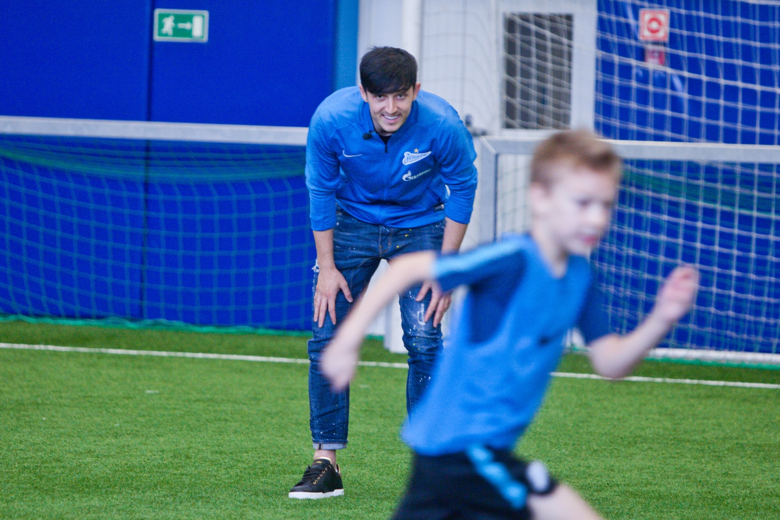 Кристиан Нобоа и Сердар Азмун проводят мастер-класс в Академии ФК «Зенит