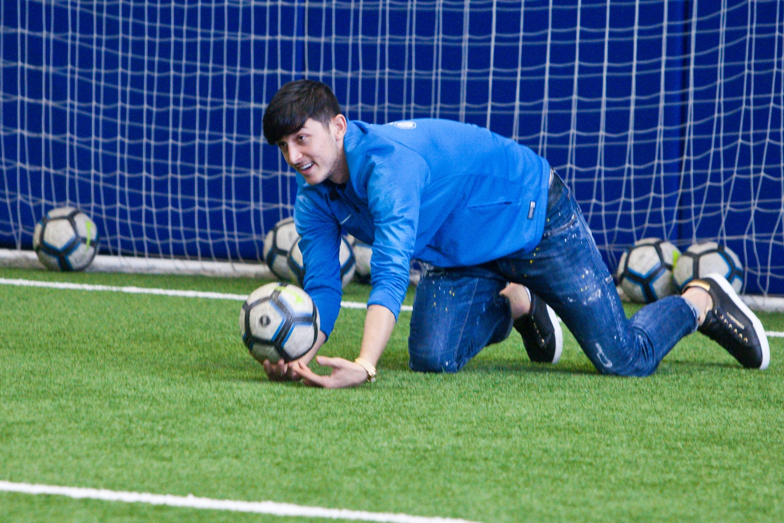 Кристиан Нобоа и Сердар Азмун проводят мастер-класс в Академии ФК «Зенит