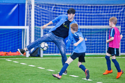 Кристиан Нобоа и Сердар Азмун проводят мастер-класс в Академии ФК «Зенит