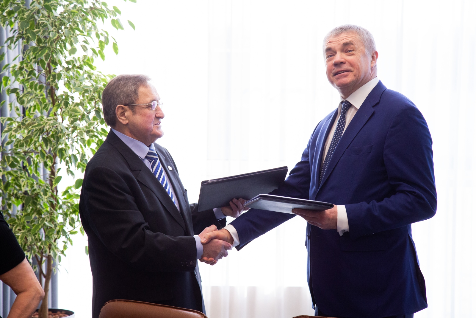 Церемония открытия футбольного манежа в «Газпром»-Академии