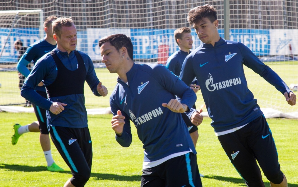 Открытая тренировка «Зенита» перед матчем с «Краснодаром»