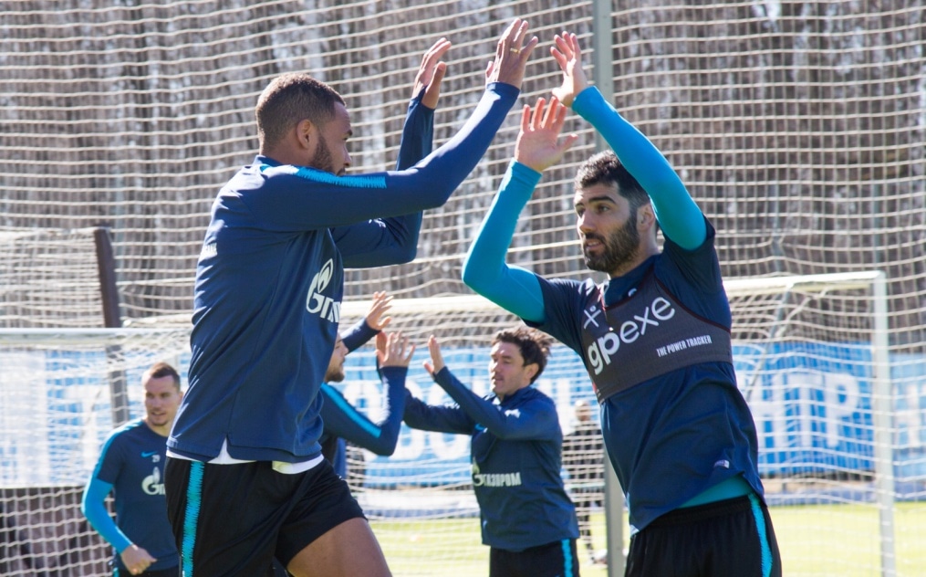 Открытая тренировка «Зенита» перед матчем с «Краснодаром»