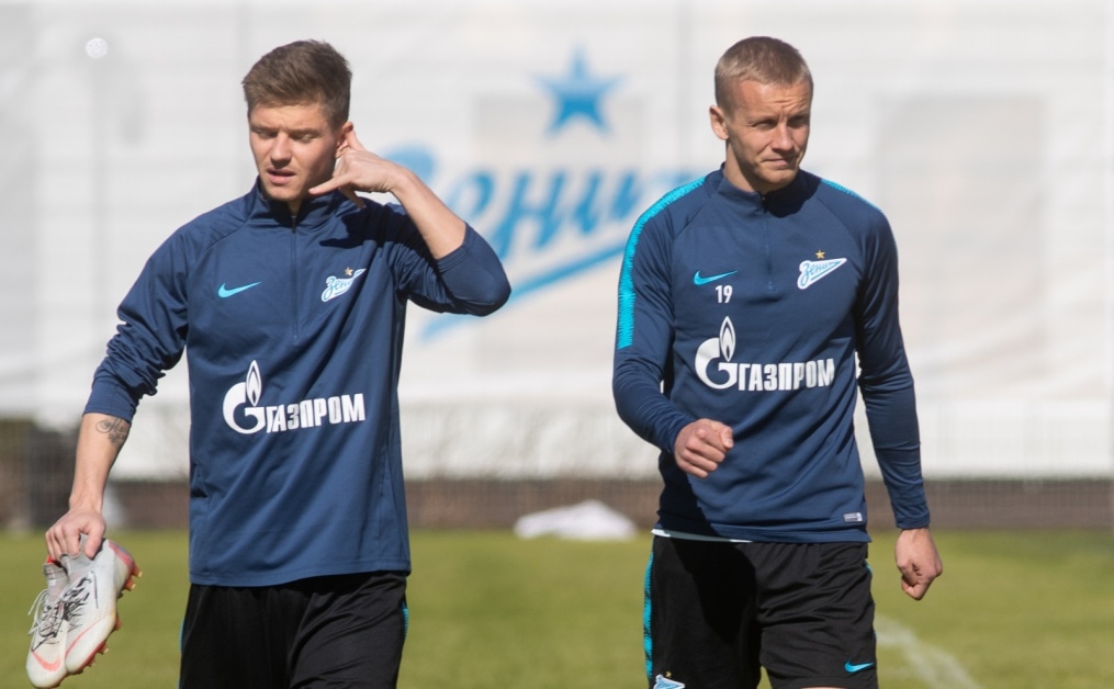 Открытая тренировка «Зенита» перед матчем с «Краснодаром»