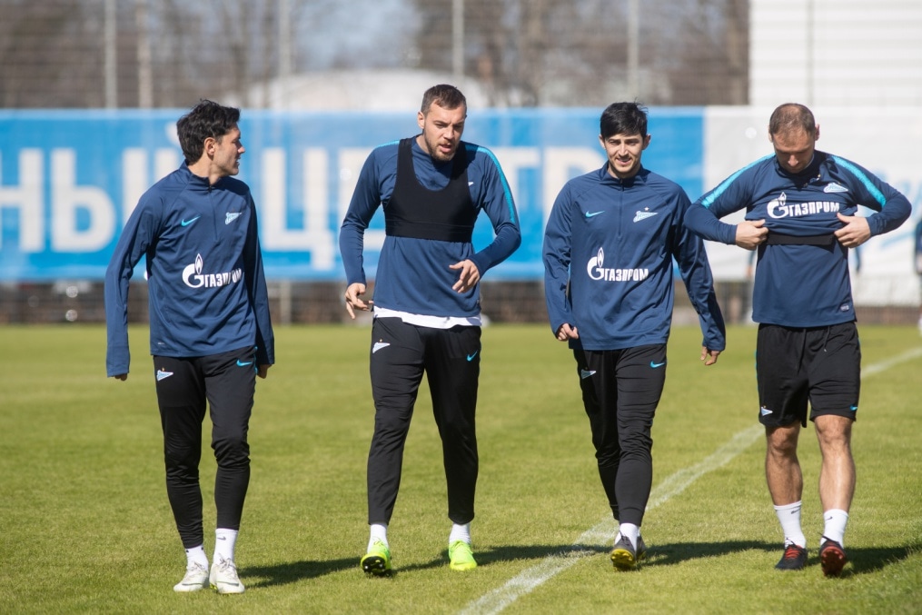 Открытая тренировка «Зенита» перед матчем с «Краснодаром»