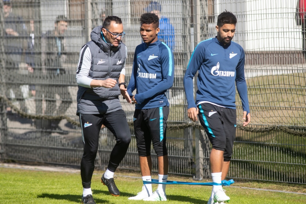 Открытая тренировка «Зенита» перед матчем с «Краснодаром»