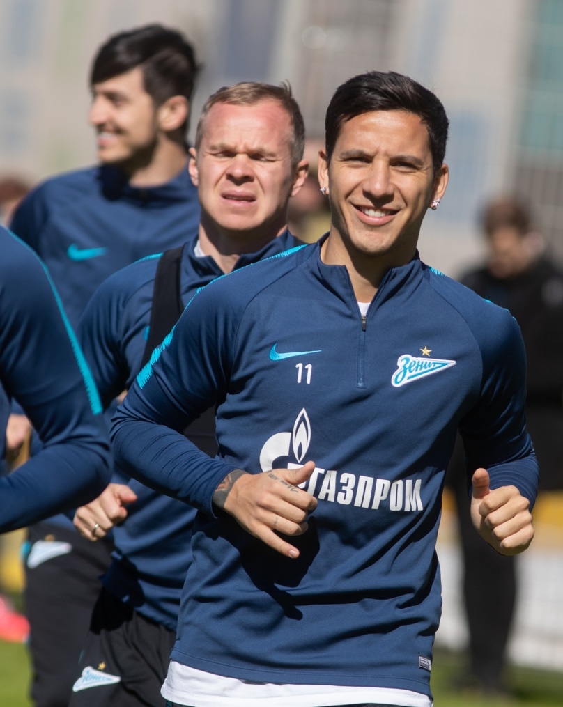 Открытая тренировка «Зенита» перед матчем с «Краснодаром»