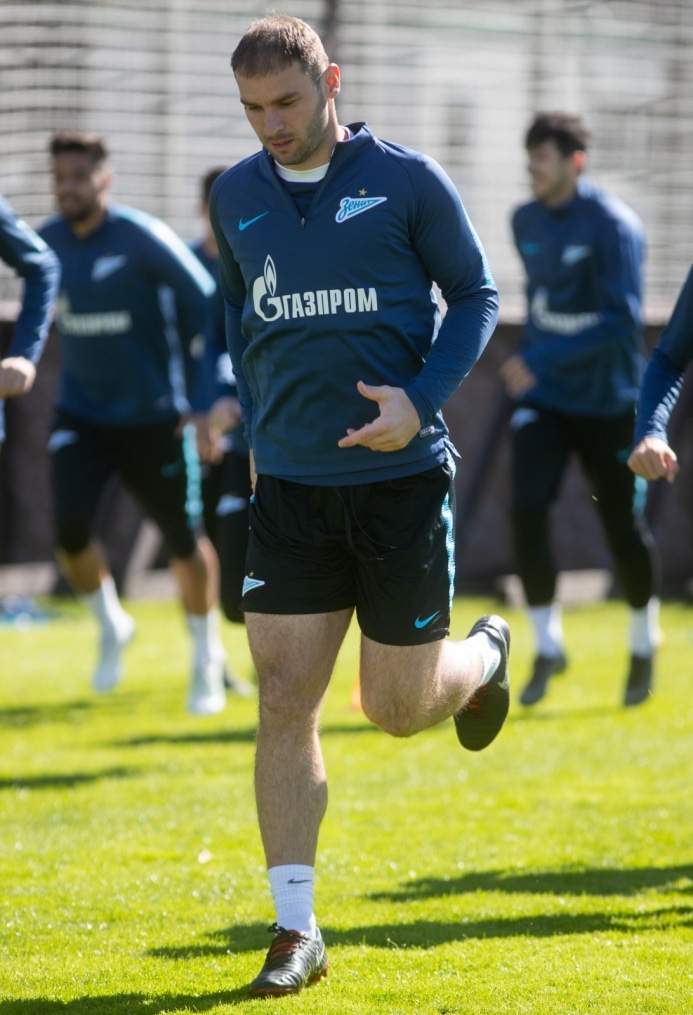 Открытая тренировка «Зенита» перед матчем с «Краснодаром»