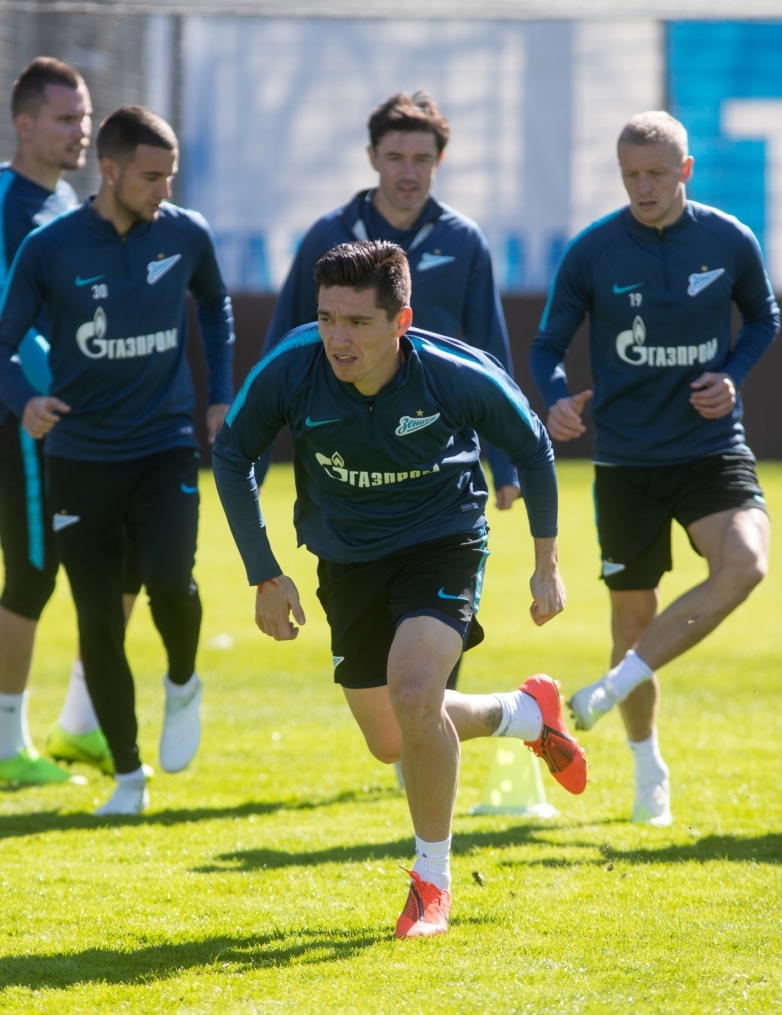 Открытая тренировка «Зенита» перед матчем с «Краснодаром»