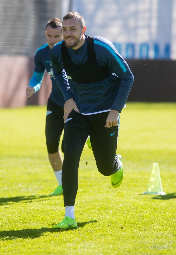 Открытая тренировка «Зенита» перед матчем с «Краснодаром»