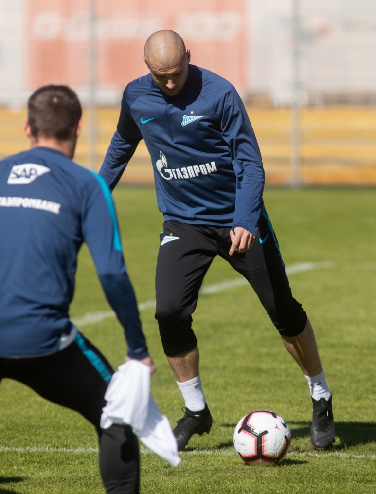 Открытая тренировка «Зенита» перед матчем с «Краснодаром»