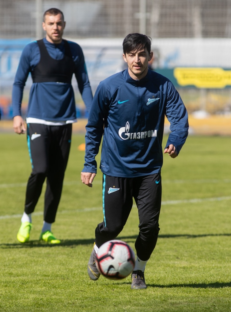 Открытая тренировка «Зенита» перед матчем с «Краснодаром»