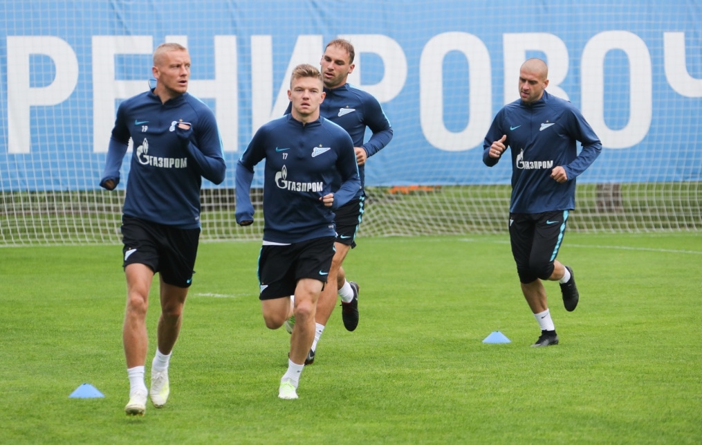 «Газпром»-тренировочные сборы: 15 июня, утренняя тренировка