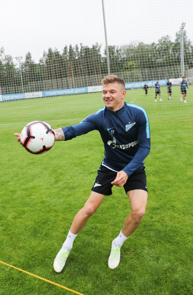 «Газпром»-тренировочные сборы: 15 июня, утренняя тренировка