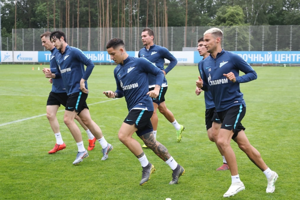 «Газпром»-тренировочные сборы: 15 июня, утренняя тренировка