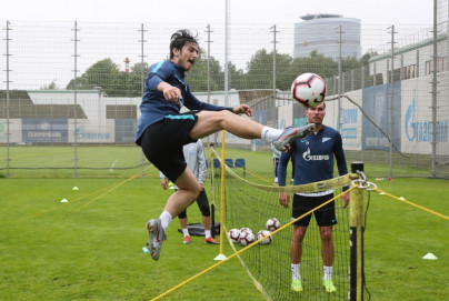 «Газпром»-тренировочные сборы: 15 июня, утренняя тренировка