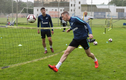 «Газпром»-тренировочные сборы: 15 июня, утренняя тренировка